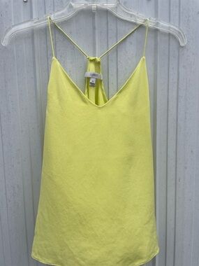 J. Crew Yellow V-Neck Spaghetti Strap Camisole